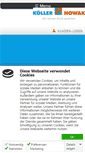 Mobile Screenshot of koellernowak.de